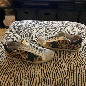 Golden goose sneakers.